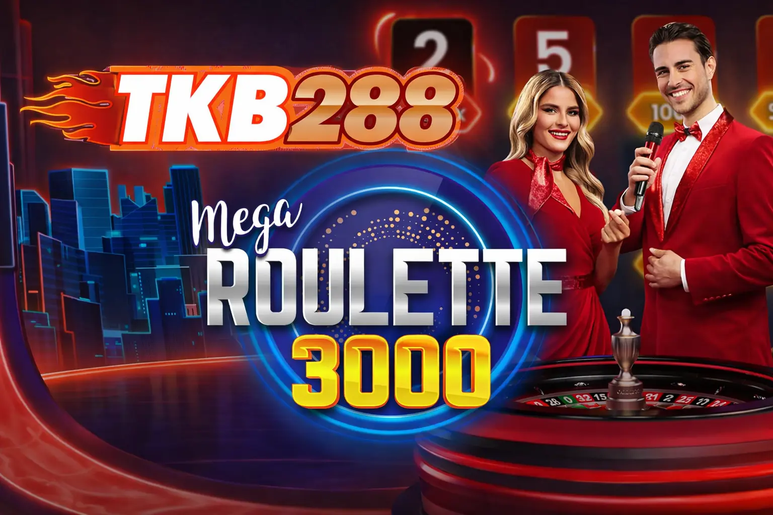 เปิดโฉม Mega Roulette 3000 โดย Pragmatic Play ที่ TKB288