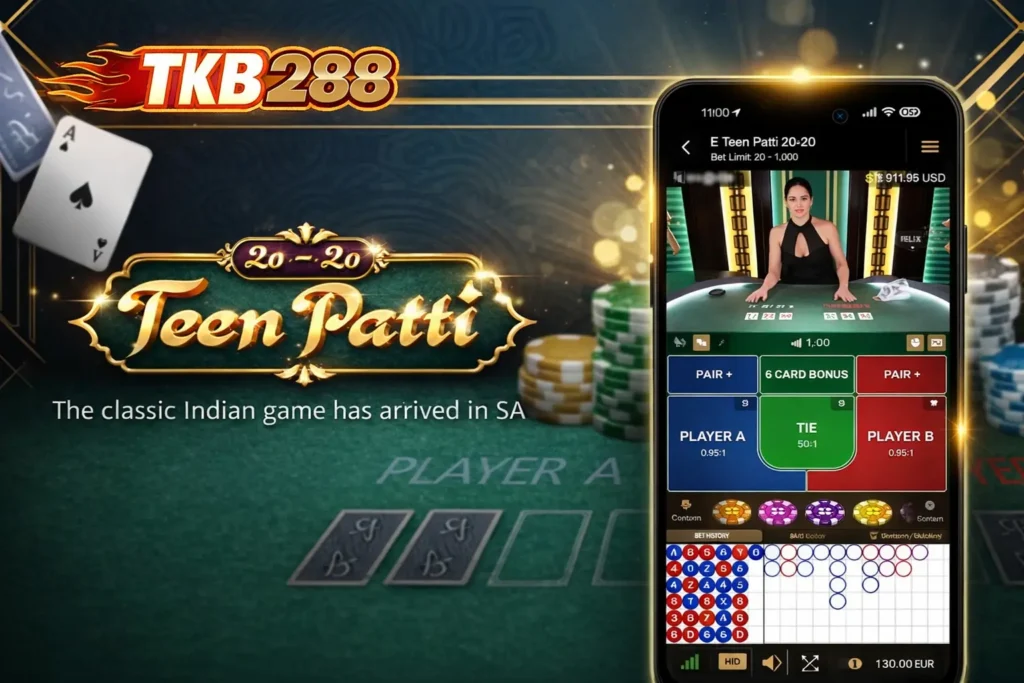 ลองเล่น Teen Patti 20-20 ของ SA Gaming ที่ TKB288